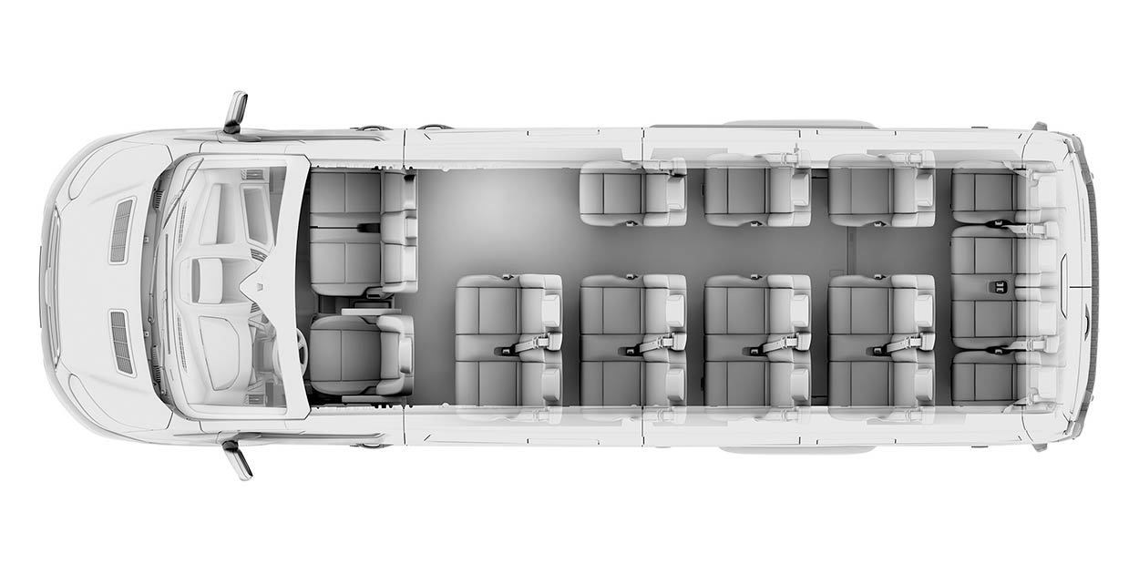 Ford Transit Bus Interior